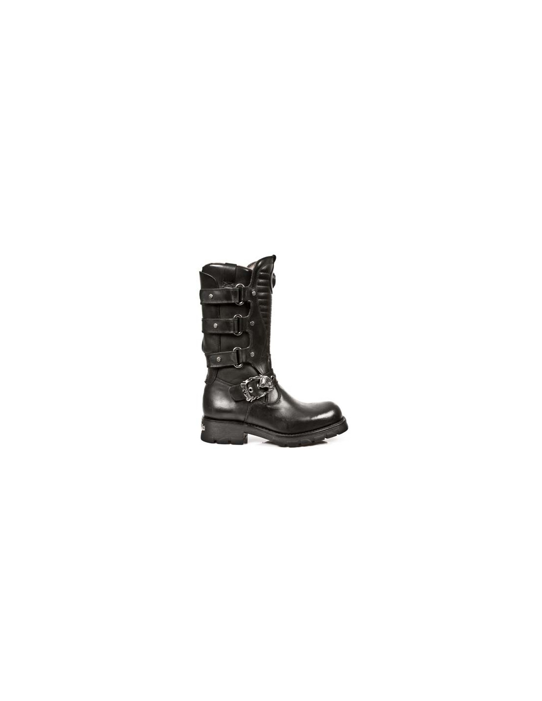 new rock BOOT BLACK MOTORCYCLE M-7604-S1 Envío gratis