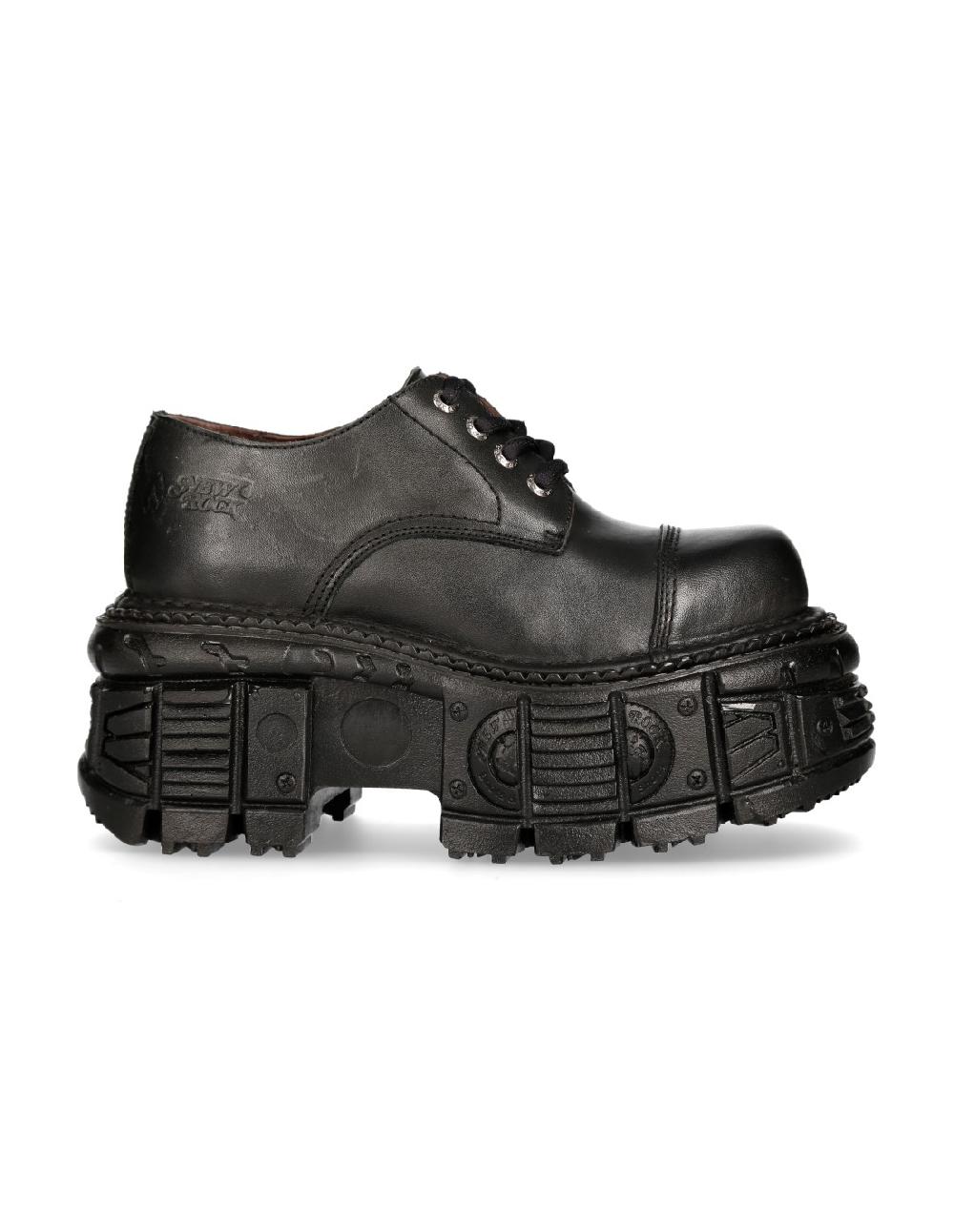 new rock SHOE BLACK IMPERFECT WITH LACES M-TANKMILI003-S1 2025