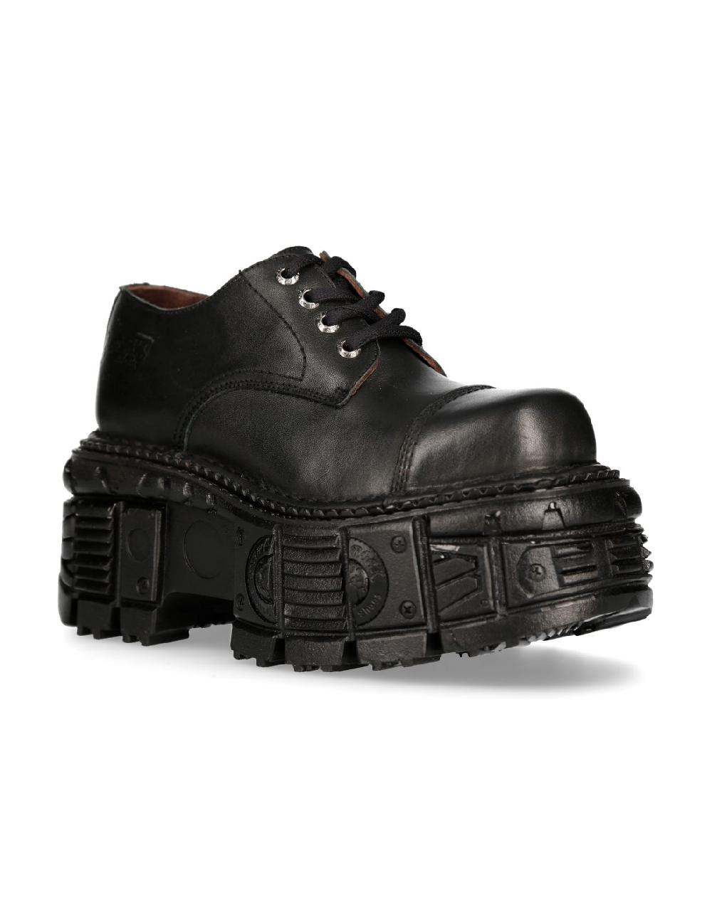 new rock SHOE BLACK IMPERFECT WITH LACES M-TANKMILI003-S1 2025