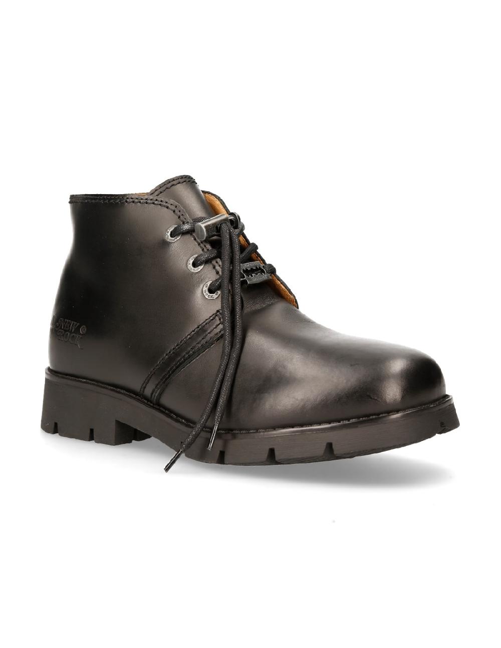 new rock SHOE BLACK RANGER WITH LACES M-RANGER042-S1 Última moda