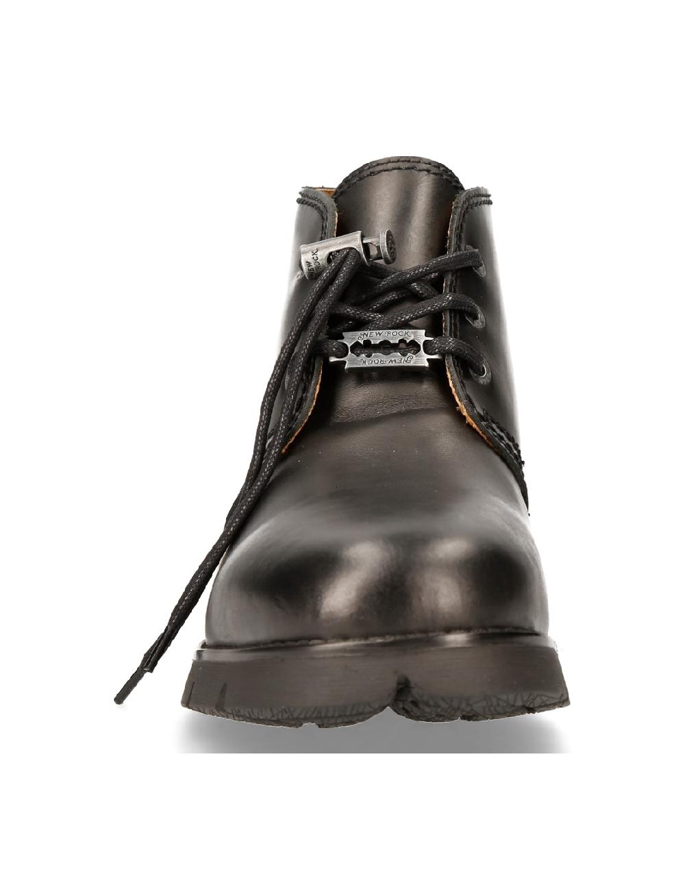 new rock SHOE BLACK RANGER WITH LACES M-RANGER042-S1 Última moda