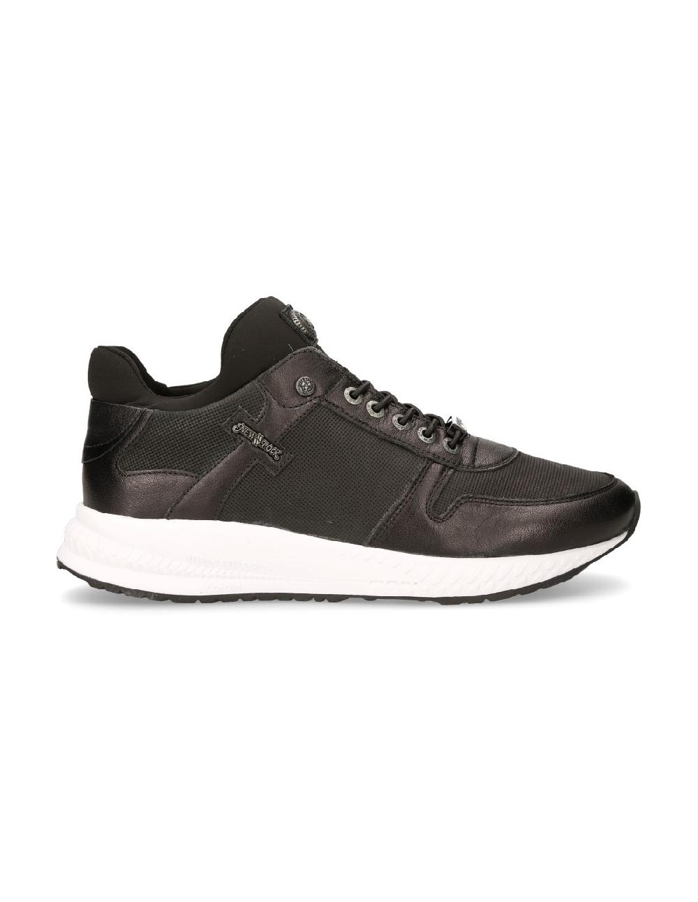 new rock SHOE BLACK CHRONO WITH LACES M-CHRONO002-C15 2025