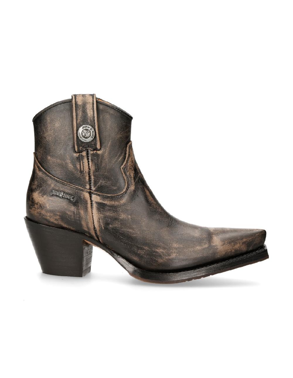 new rock ANKLE BOOT BLACK SUELA M-7729C-C12 Ofertas