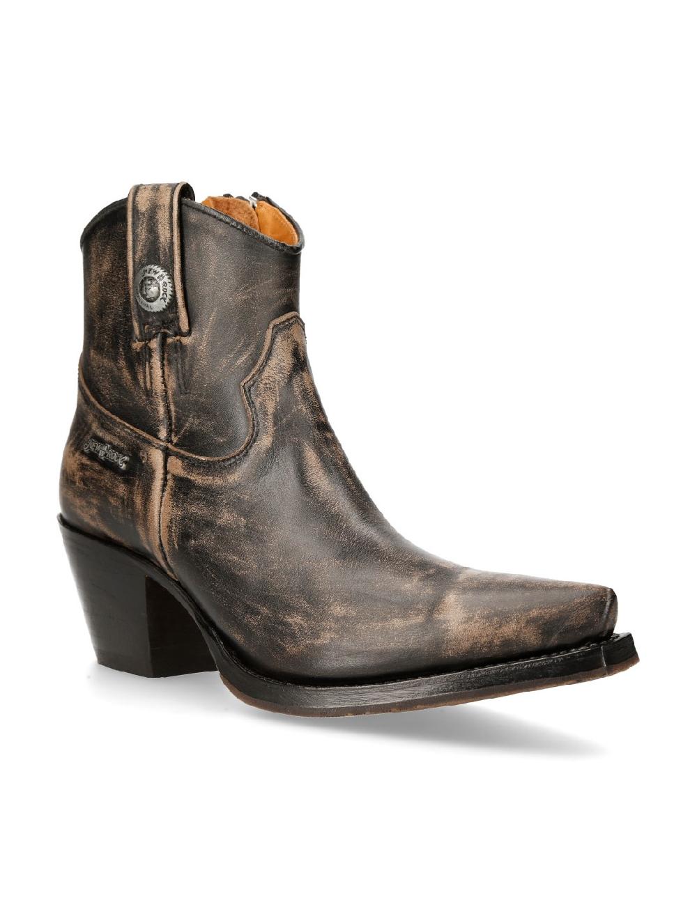 new rock ANKLE BOOT BLACK SUELA M-7729C-C12 Ofertas