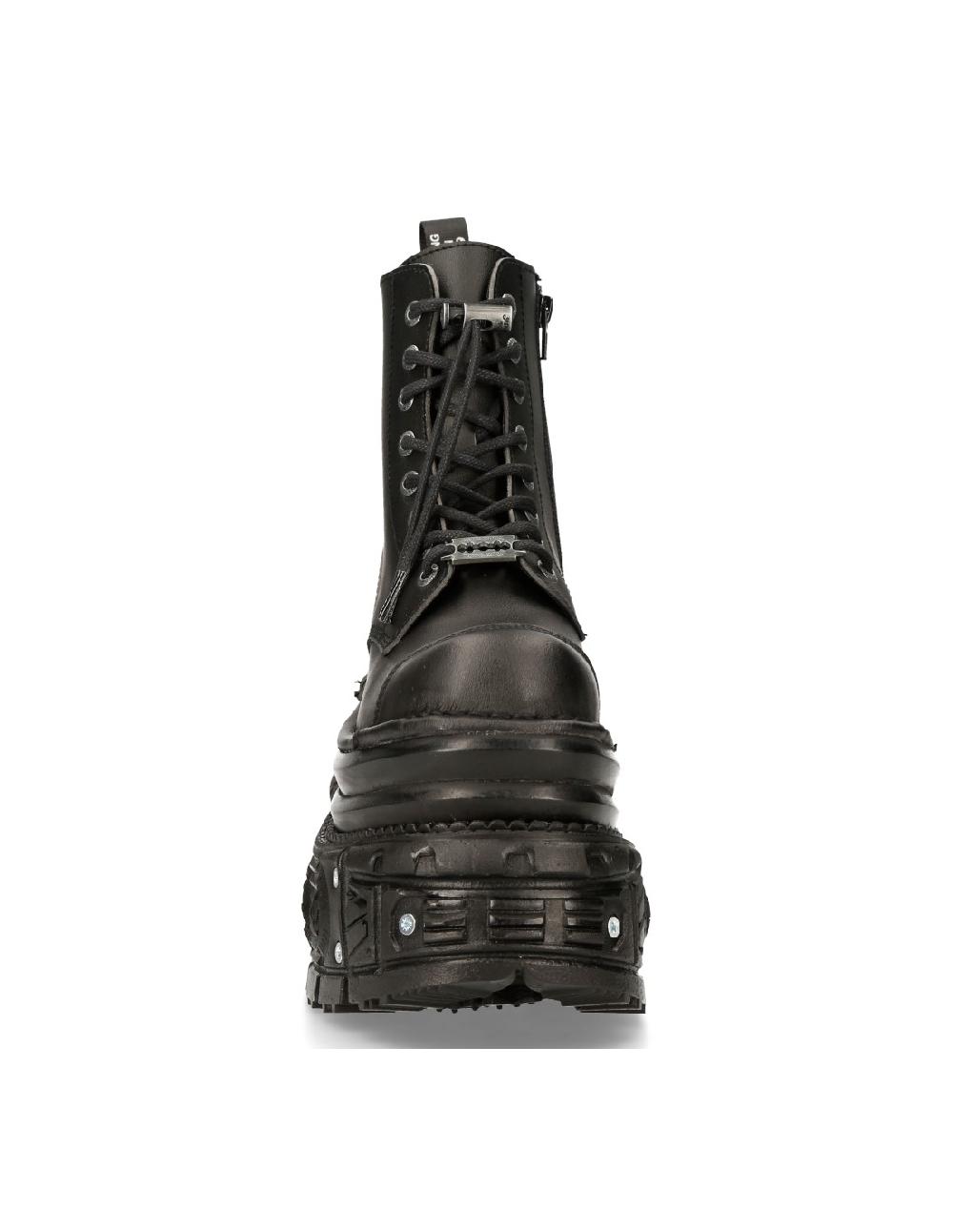 new rock ANKLE BOOT IMPERFECT WITH LACES M-MILI083CCT-V4 Limitado a 3 días