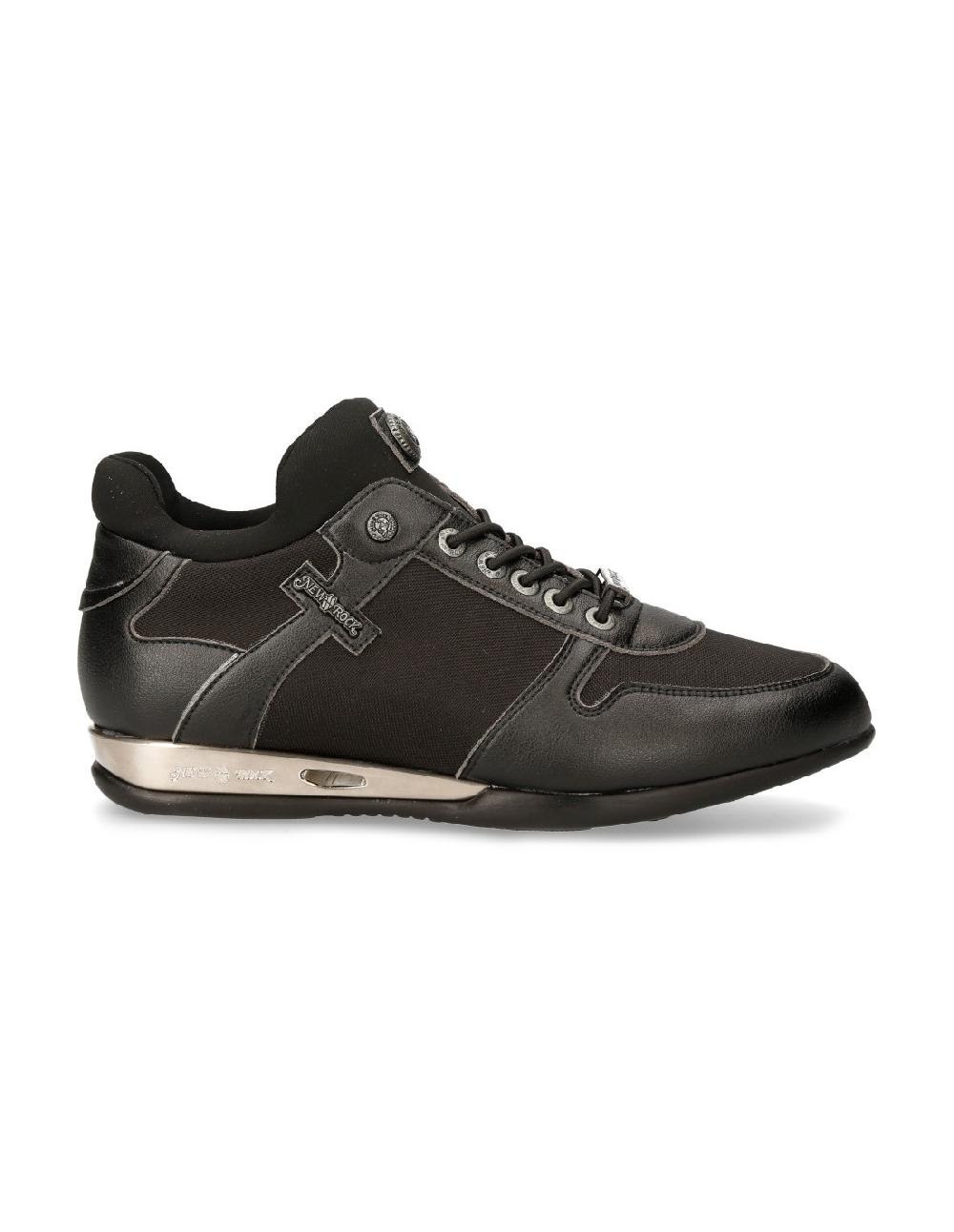 new rock SNEAKER BLACK HYBRID WITH LACES M-CHRONO002-V22 Descuentos del mes