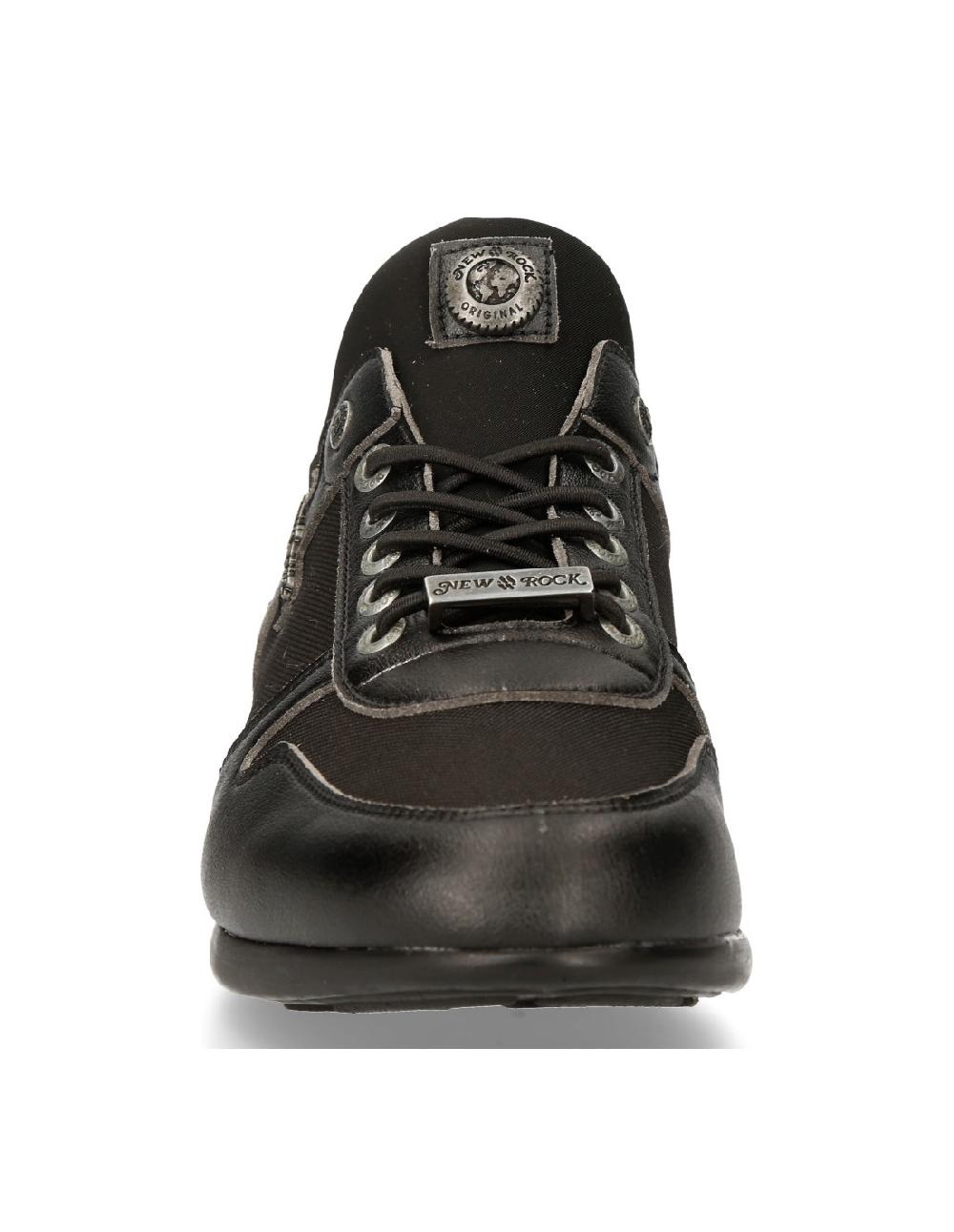 new rock SNEAKER BLACK HYBRID WITH LACES M-CHRONO002-V22 Descuentos del mes