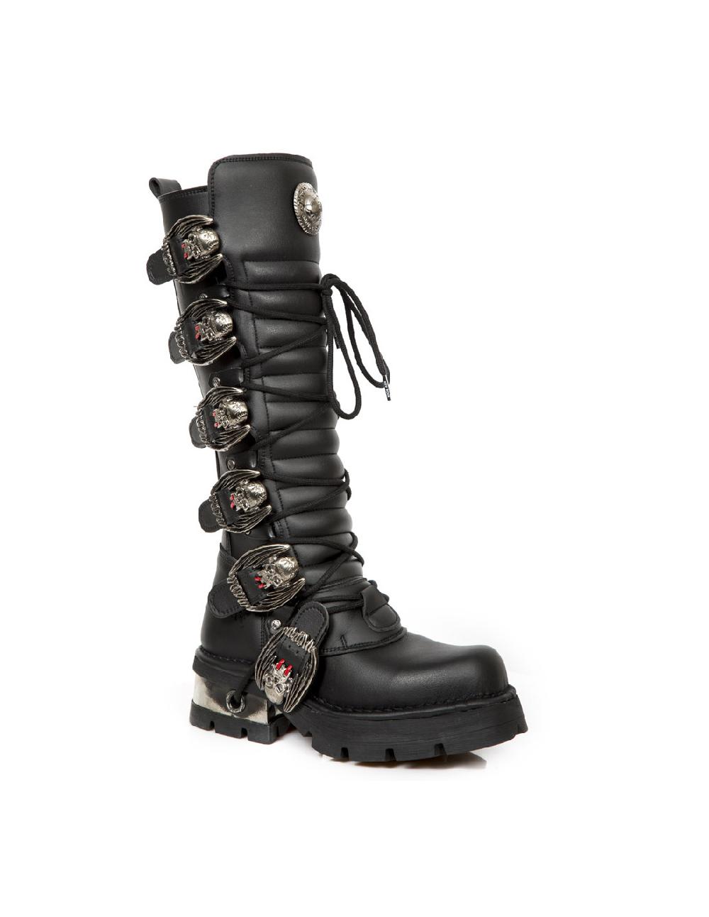 new rock HIGH BOOT METALLIC M-272-C4 Venta caliente