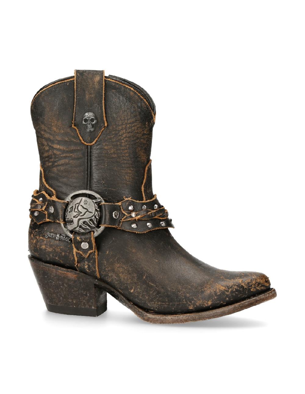 new rock ANKLE BOOT MOKA SUELA M-WSTM005-S2 Oferta especial