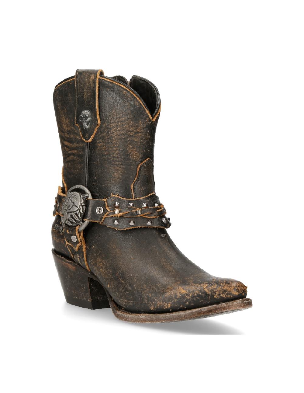 new rock ANKLE BOOT MOKA SUELA M-WSTM005-S2 Oferta especial