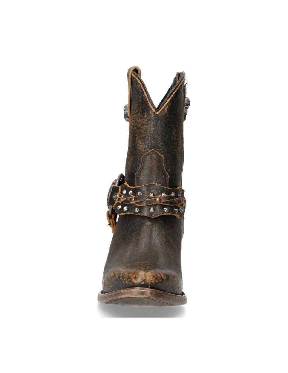 new rock ANKLE BOOT MOKA SUELA M-WSTM005-S2 Oferta especial