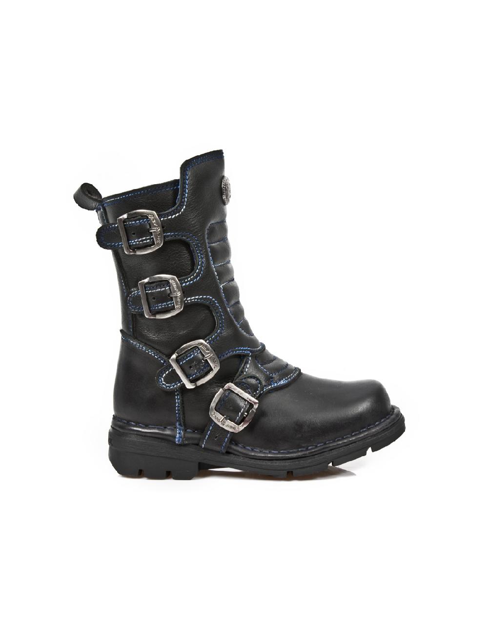 new rock BOOT METALLIC M-KID373-S2 Promoción por tiempo limitado