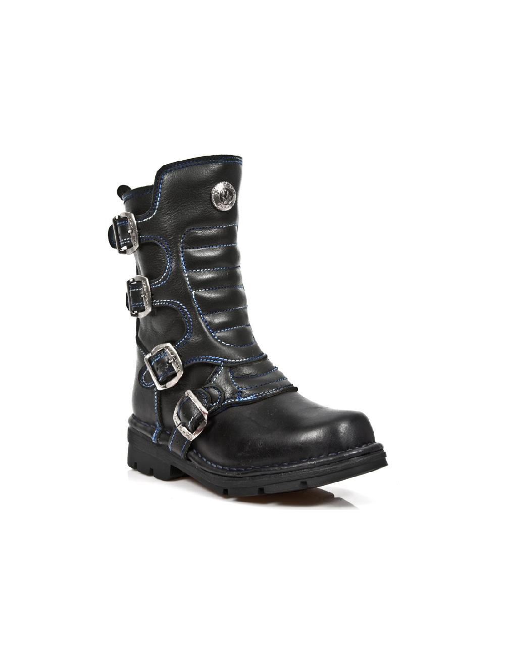 new rock BOOT METALLIC M-KID373-S2 Promoción por tiempo limitado