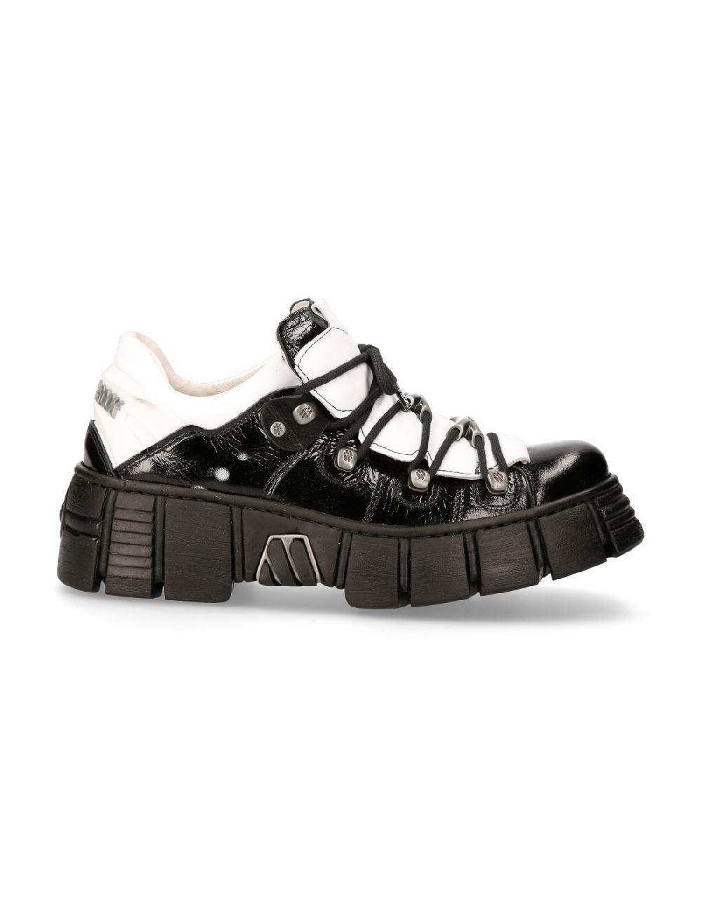 new rock SHOE BLACK TOWER WITH LACES M-WALL120N-S2 Ahorra y exporta