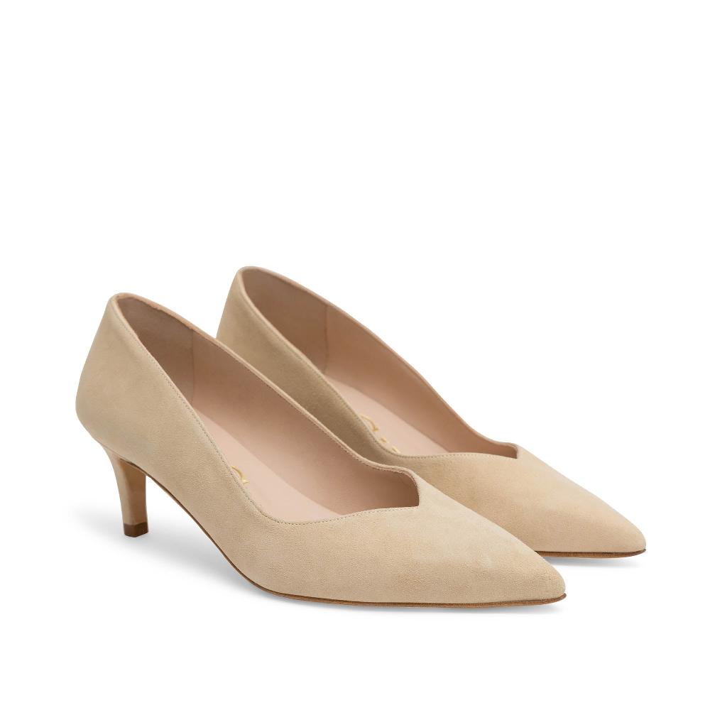 paco gil VIOLETA BEIGE SUEDE Limitado a 3 días
