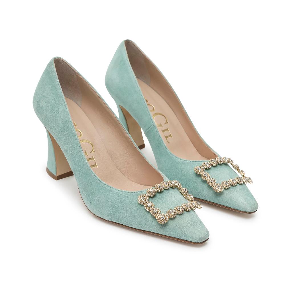 paco gil FRANCISCA AGUAMARINE SUEDE Promoción trimestral