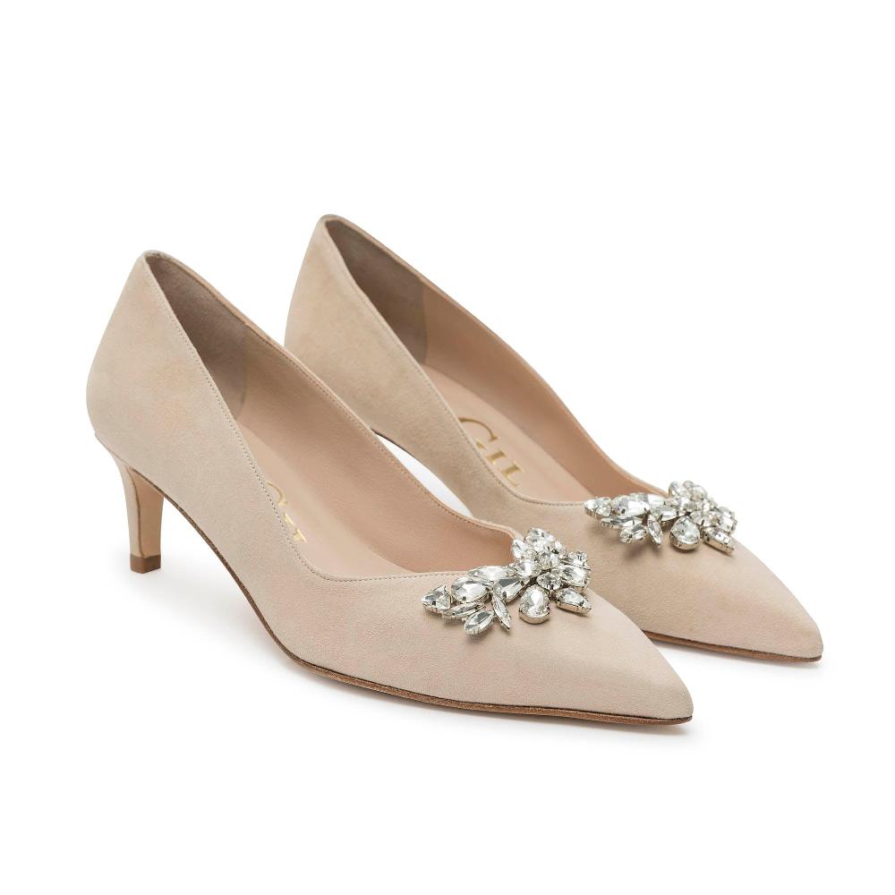 paco gil CAROLINE NATURAL SUEDE Liquidación