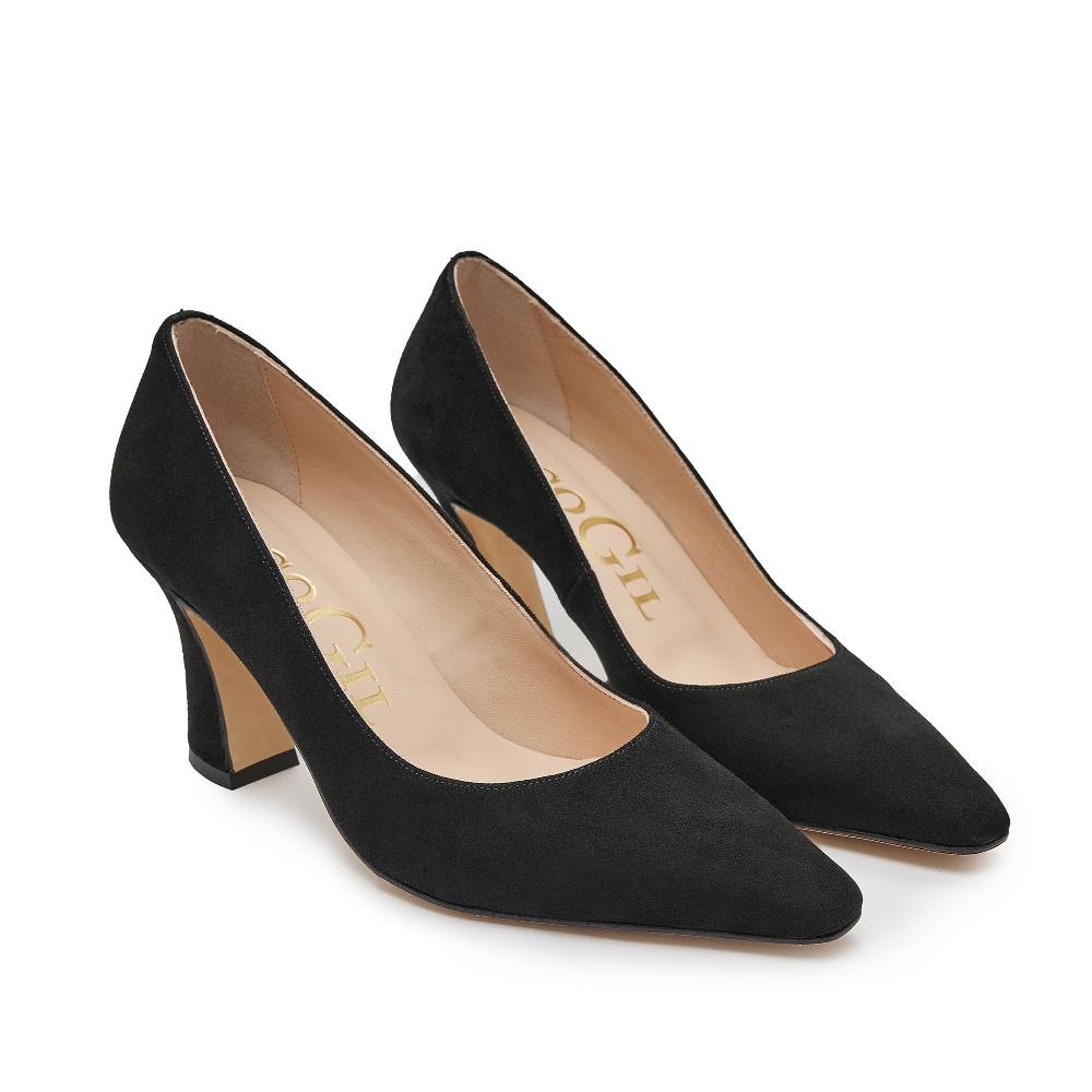 paco gil XIMENA BLACK SUEDE Ahorra y exporta