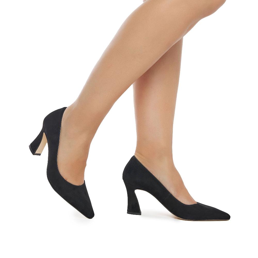 paco gil XIMENA BLACK SUEDE Ahorra y exporta