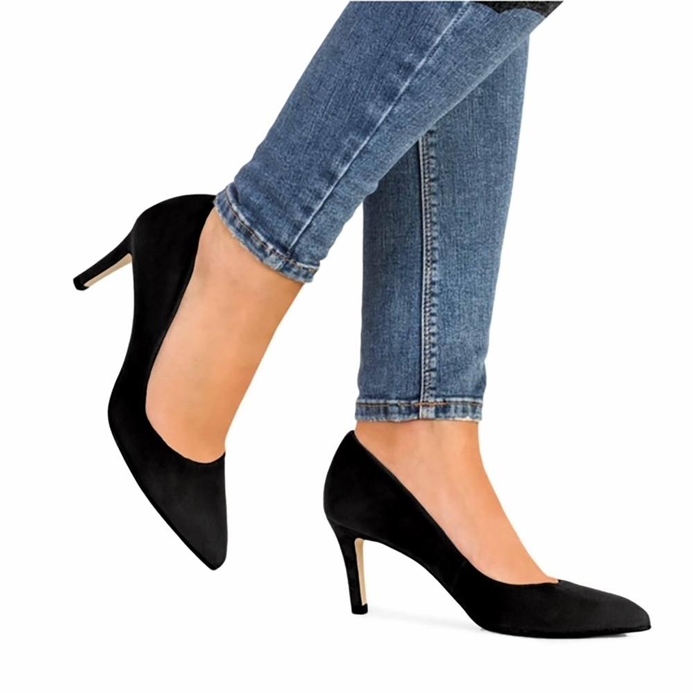 paco gil RITA BLACK SUEDE Libre de impuestos