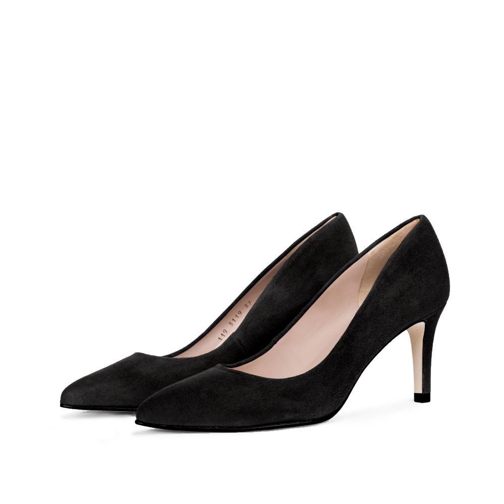paco gil RITA BLACK SUEDE Libre de impuestos
