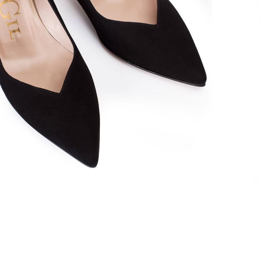 paco gil VIOLETA BLACK SUEDE Oferta exclusiva