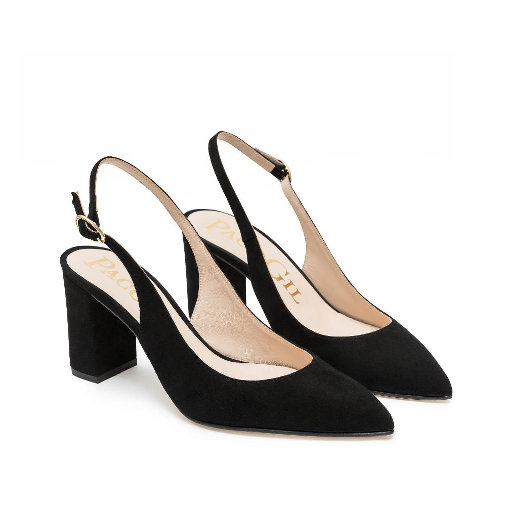 paco gil SIBILLA BLACK SUEDE Ofertas especiales