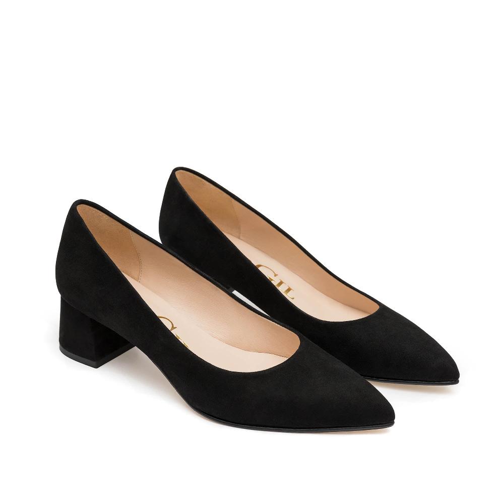 paco gil GRETA BLACK SUEDE Grandes ahorros