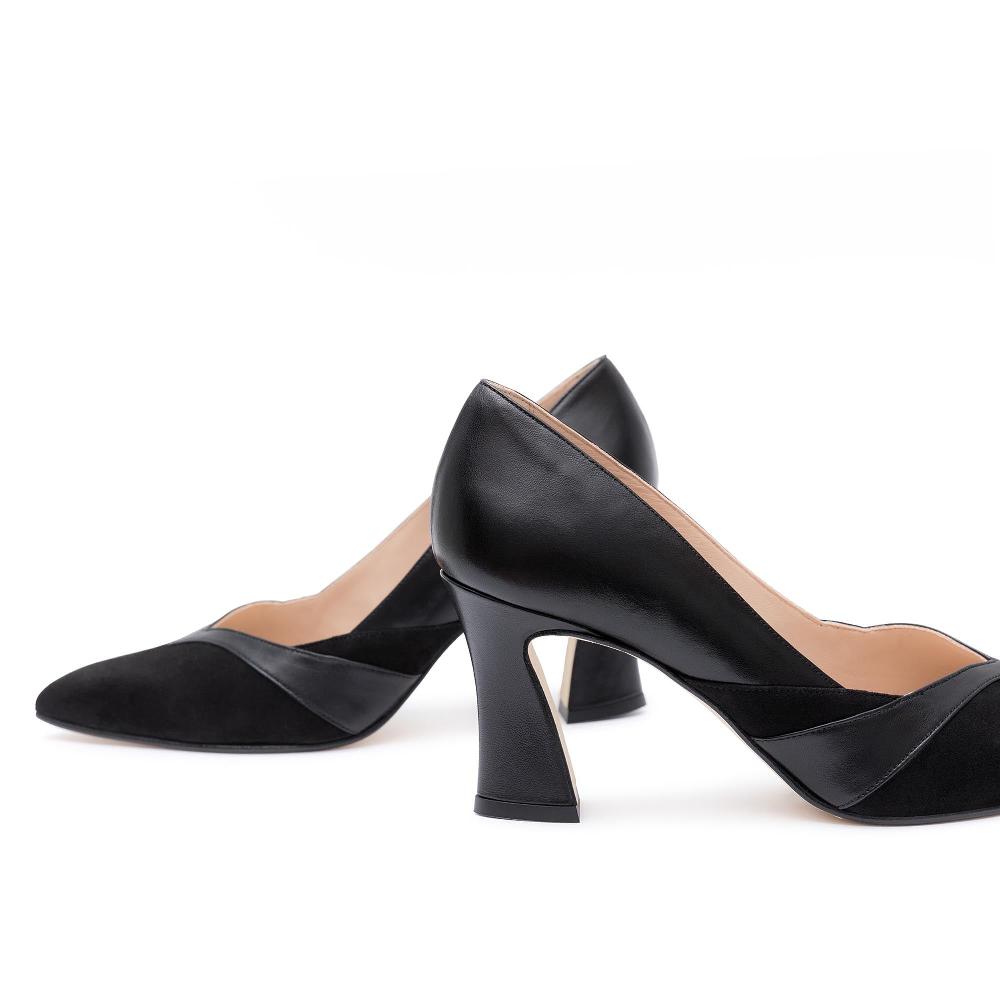 paco gil CARINA BLACK SUEDE/NAPA Precio ultrabajo