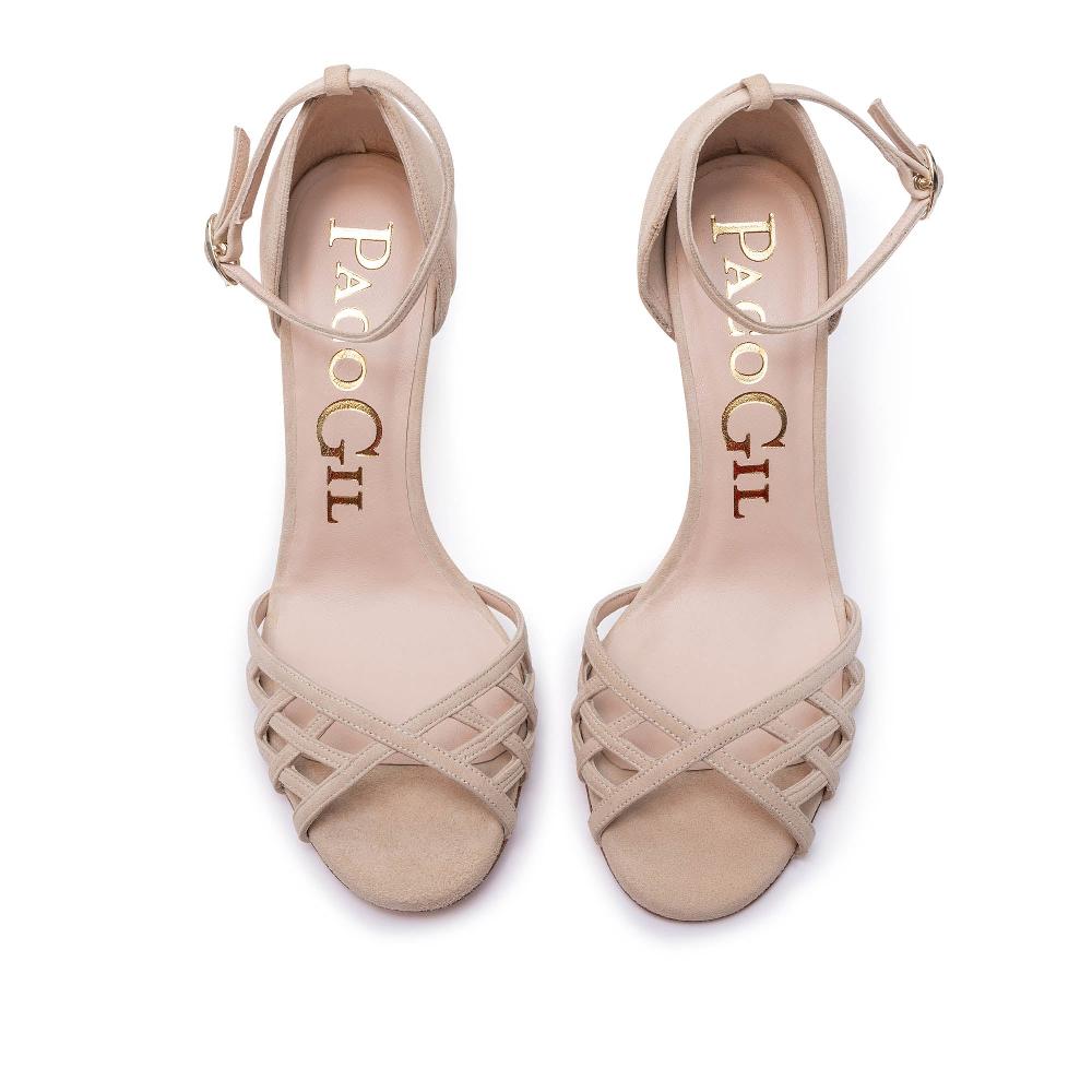 paco gil CATIA BEIGE SUEDE En oferta