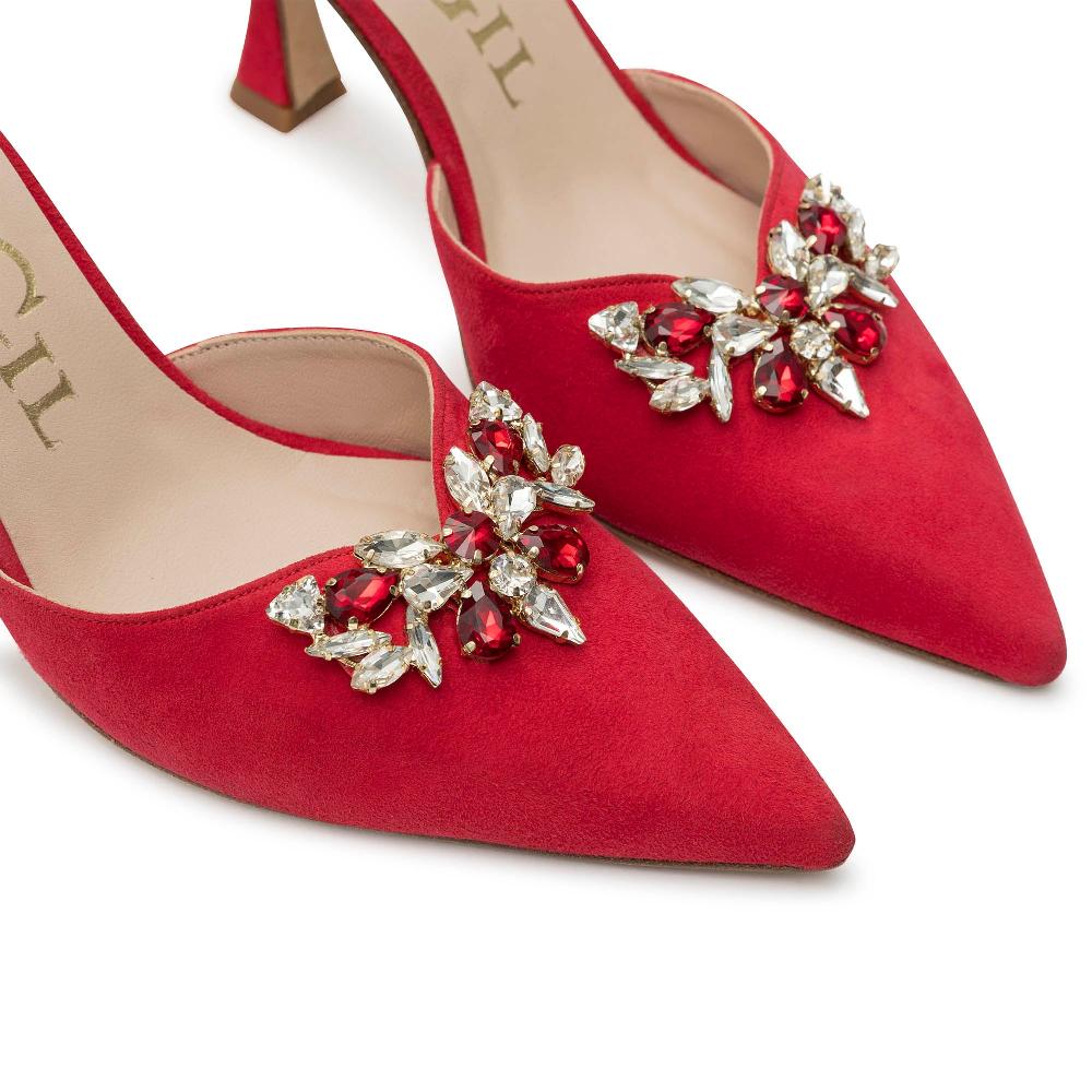 paco gil EMMA RED SUEDE Rebajas online