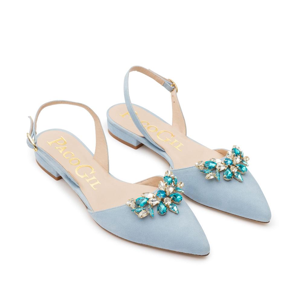 paco gil AMELIA AZURE SUEDE Precio de fábrica