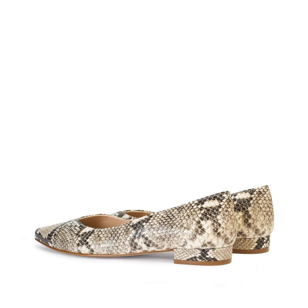 paco gil MARTINA TAUPE SNAKE Oferta especial de fábrica