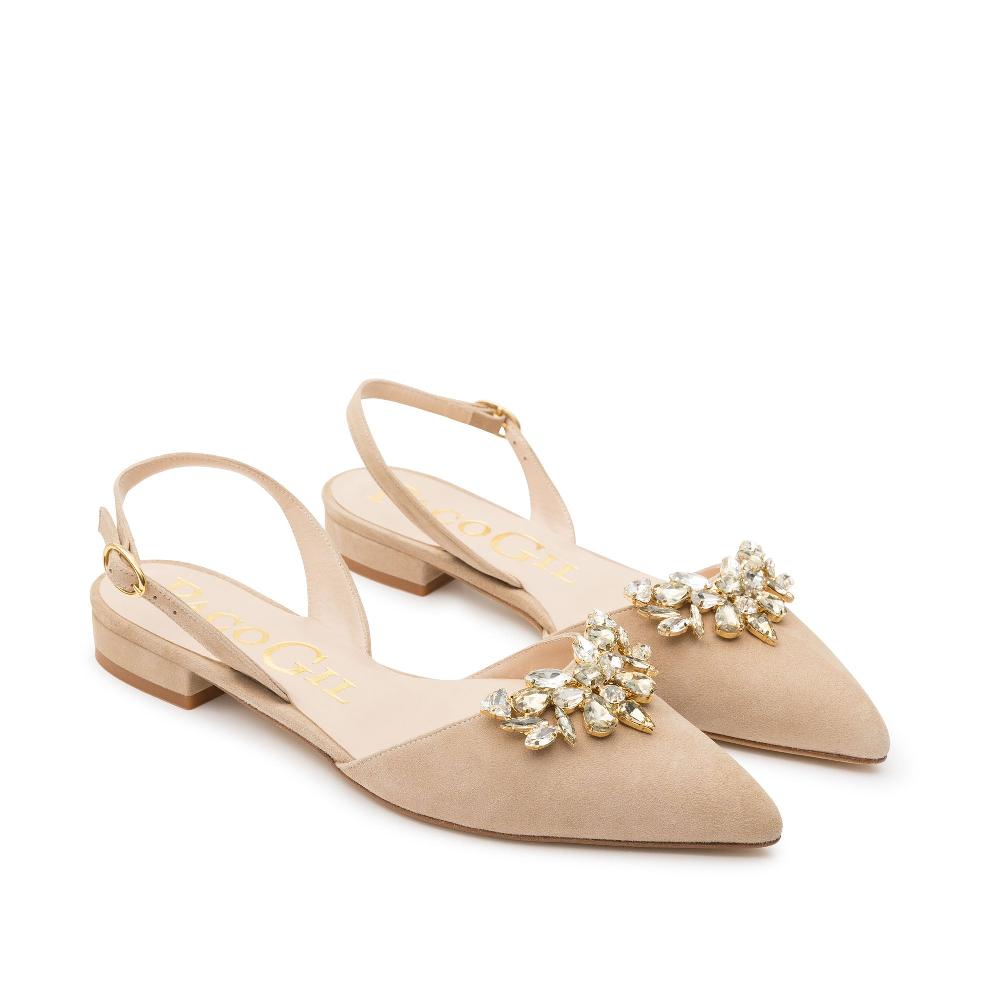 paco gil AMELIA BEIGE SUEDE Solo queda un día