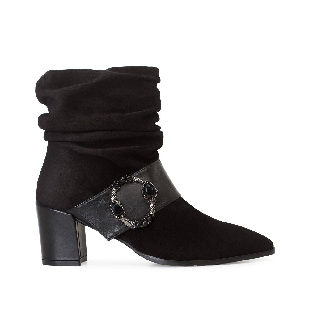 paco gil ROCIO BLACK VELOUR/NAPA Ofertas especiales