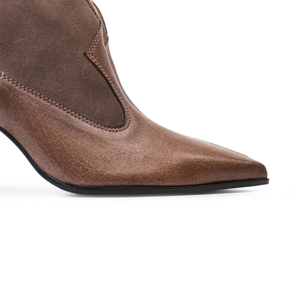 paco gil OLIVIA TAUPE NAPA OILY/VELOUR Grandes ahorros