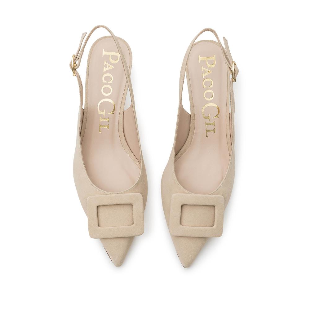 paco gil PENELOPE BEIGE SUEDE Tienda