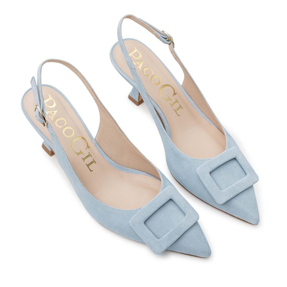 paco gil PENELOPE AZURE SUEDE Tienda