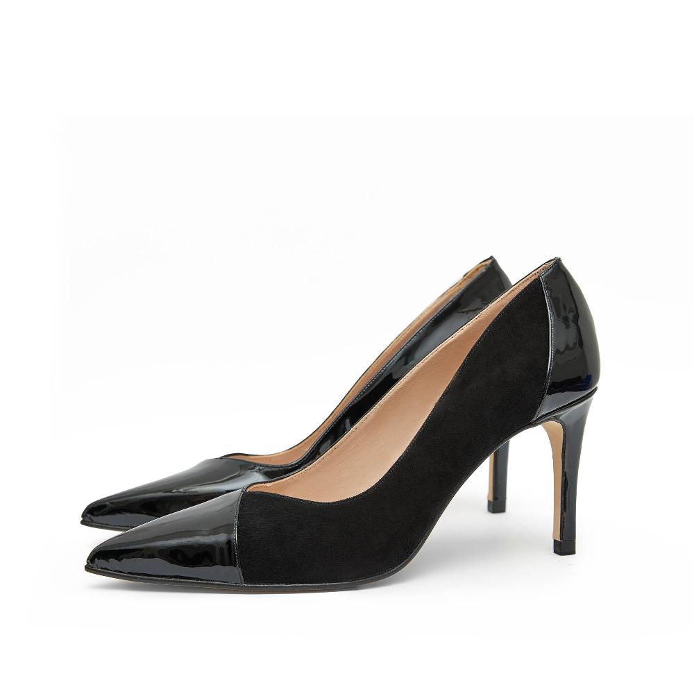 paco gil VERONICA BLACK SUEDE/BLACK PATENT Últimos 2 días