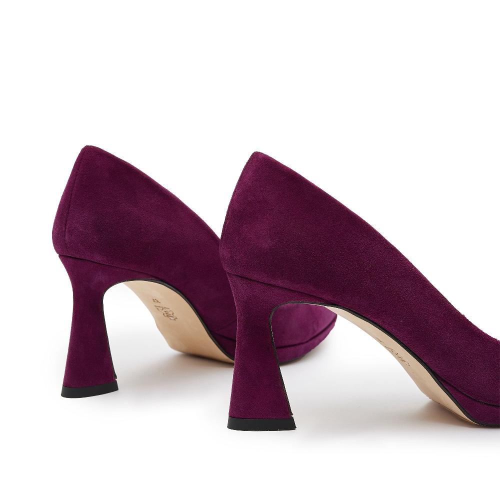 paco gil REGINA AUBERGINE SUEDE Último día