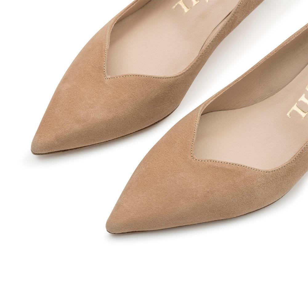paco gil VIOLETA SOFT CAMEL SUEDE Envío internacional gratuito