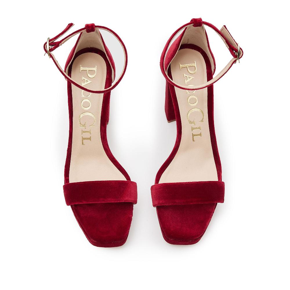paco gil ANASTASIA RED VELVET En oferta