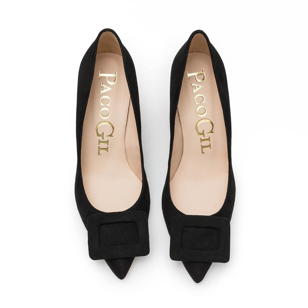 paco gil RHODA BLACK SUEDE Envío gratis