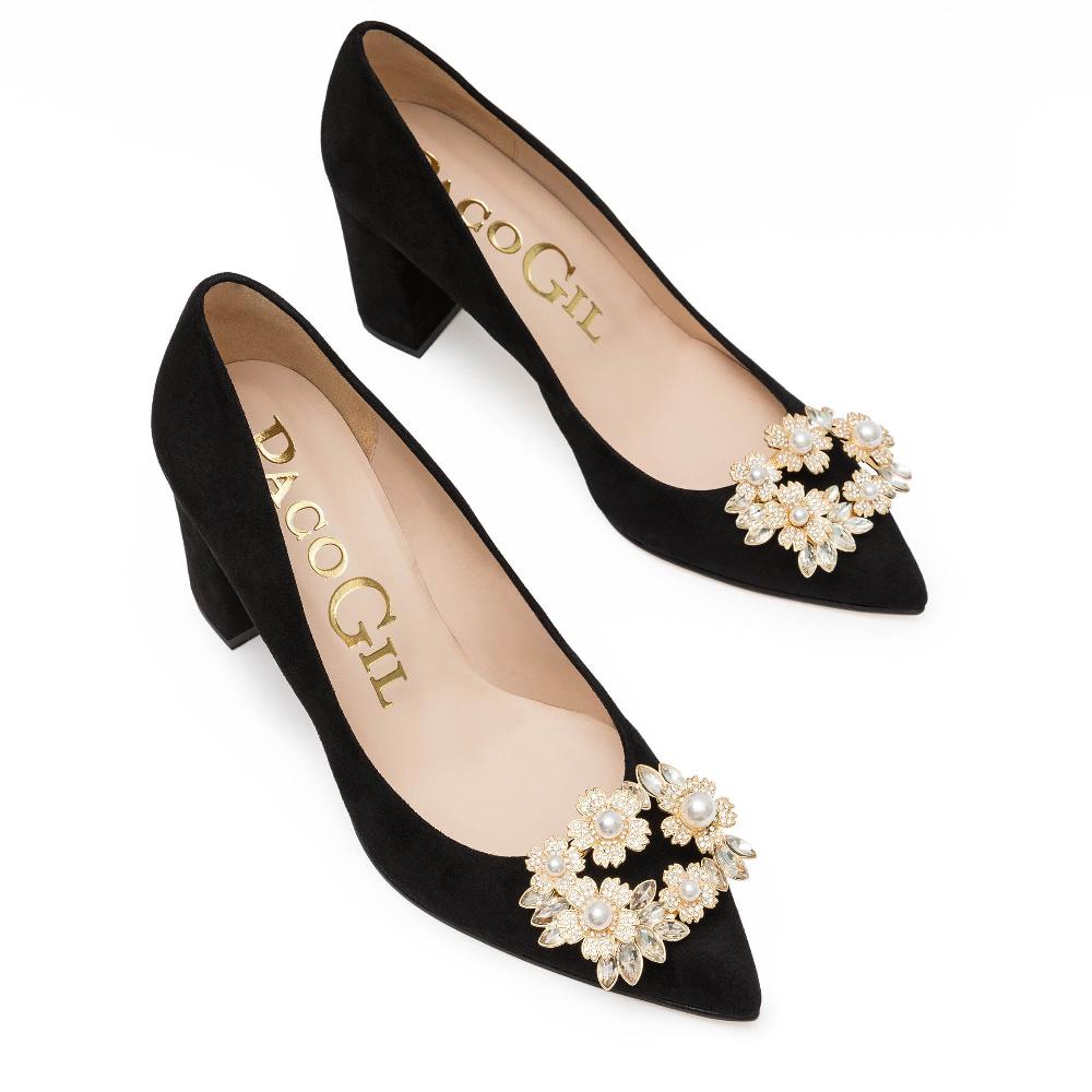 paco gil LAINA BLACK SUEDE Último día