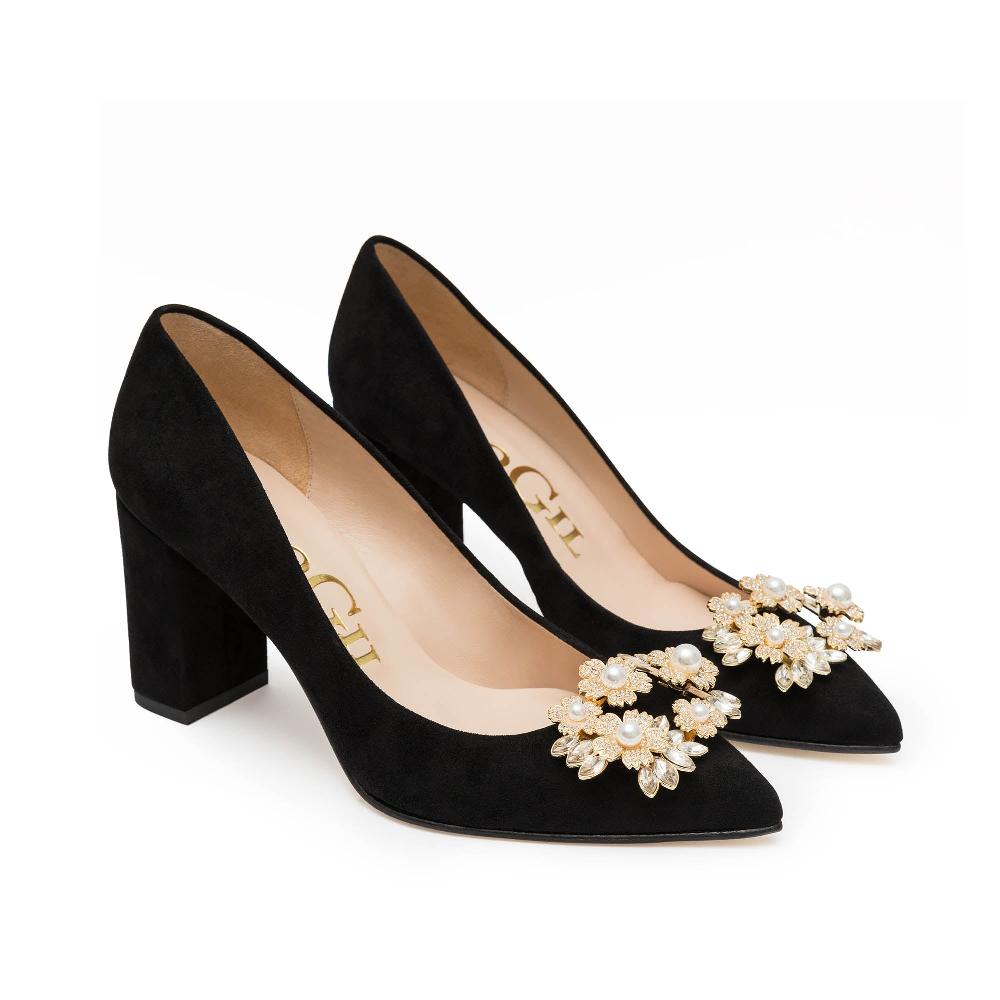 paco gil LAINA BLACK SUEDE Último día