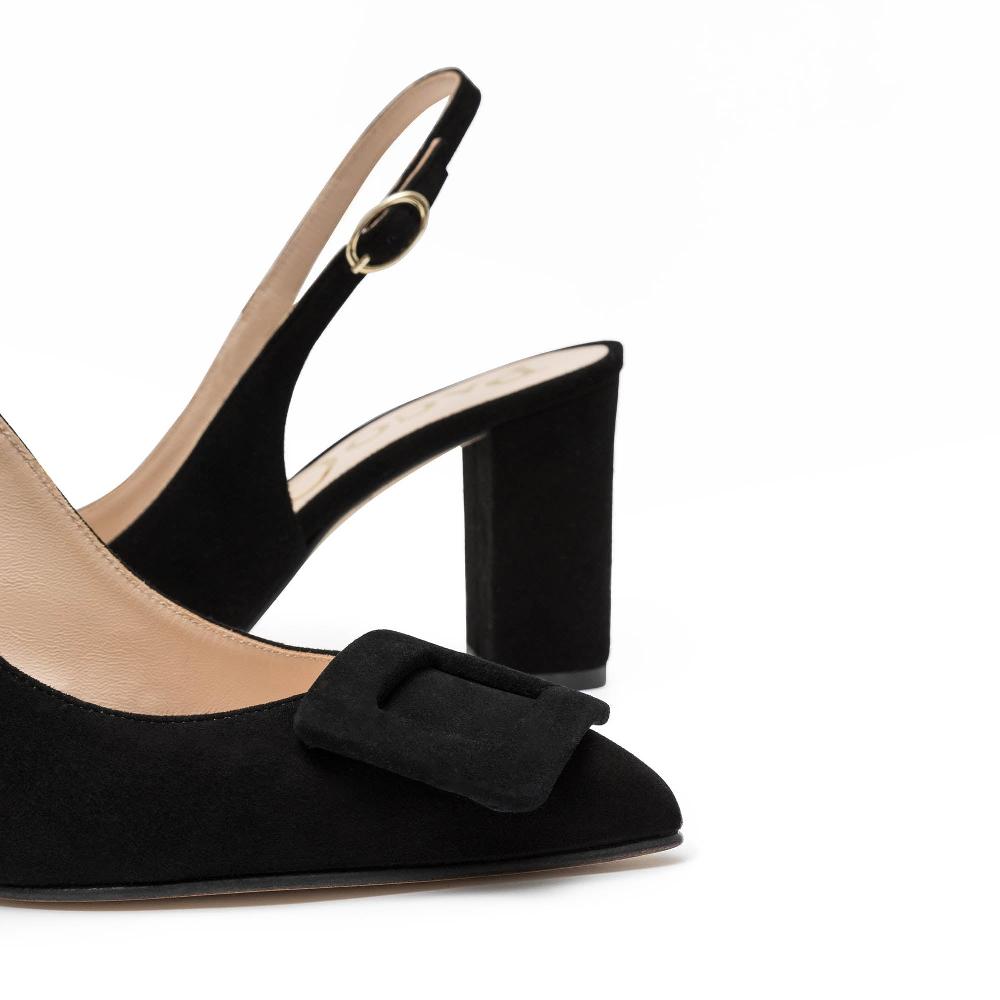 paco gil HELIA BLACK SUEDE Promoción por tiempo limitado