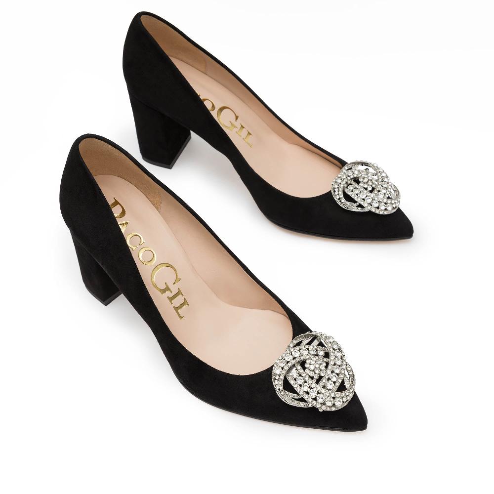 paco gil AVA BLACK SUEDE Solo hoy