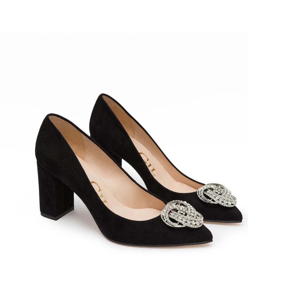paco gil AVA BLACK SUEDE Solo hoy