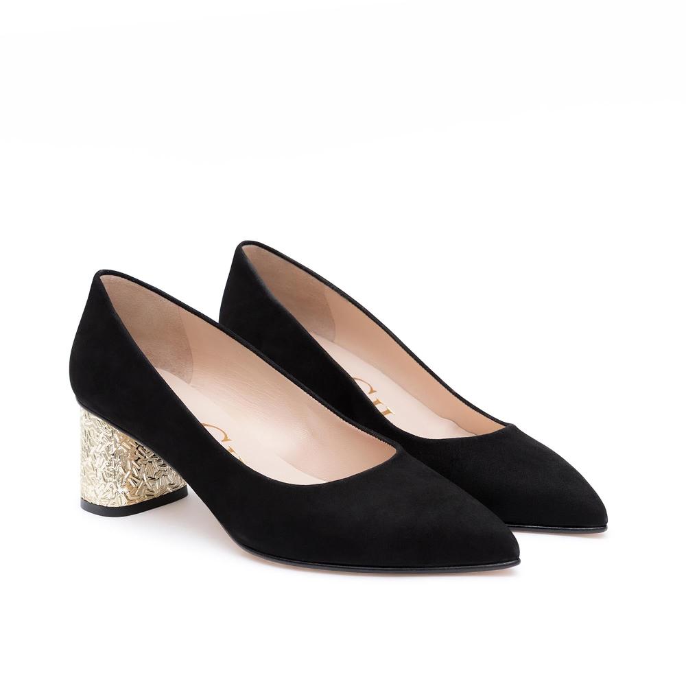 paco gil OCTAVIA BLACK SUEDE Superdescuento
