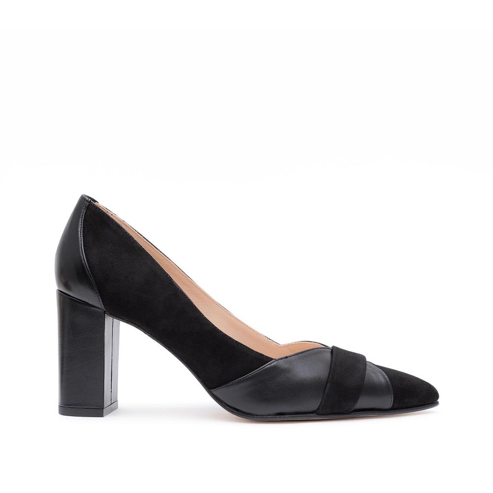 paco gil BELISA BLACK SUEDE/NAPA